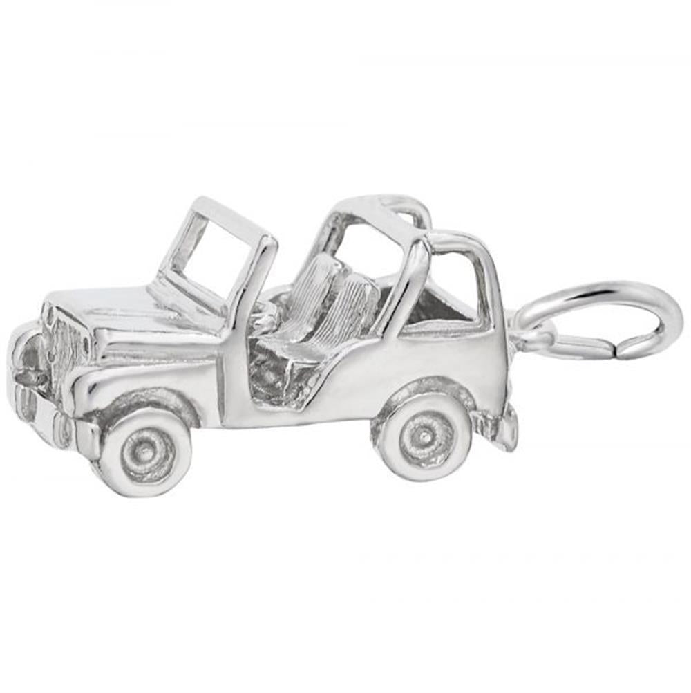 Off Road Vehicle Charm / Sterling Silver