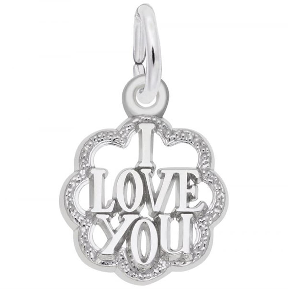 I Love You Charm / Sterling Silver