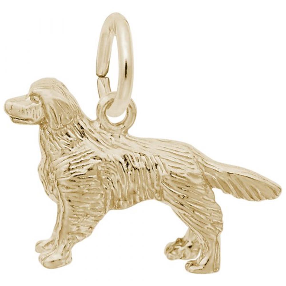 Golden Retriever Small / Gold Plated Charm