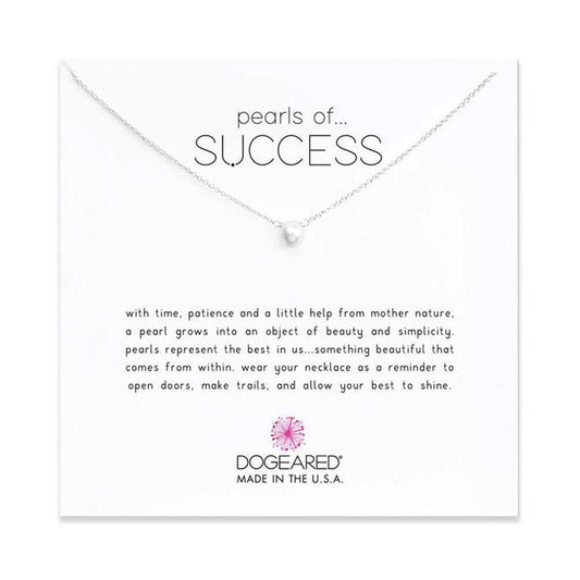 Pearls of Success Small White Pearl / SS / 18"