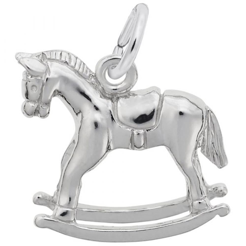 Rocking Horse Charm / Sterling Silver