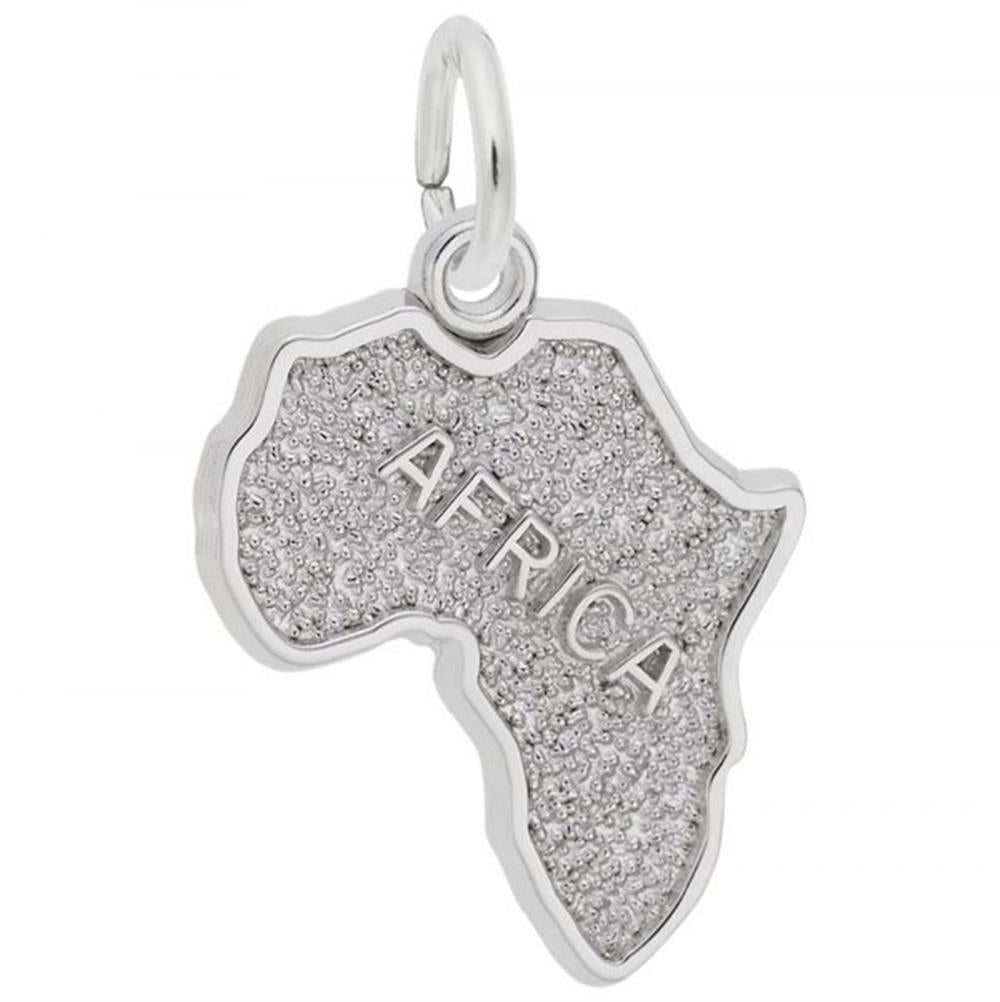 Africa Charm / Sterling Silver