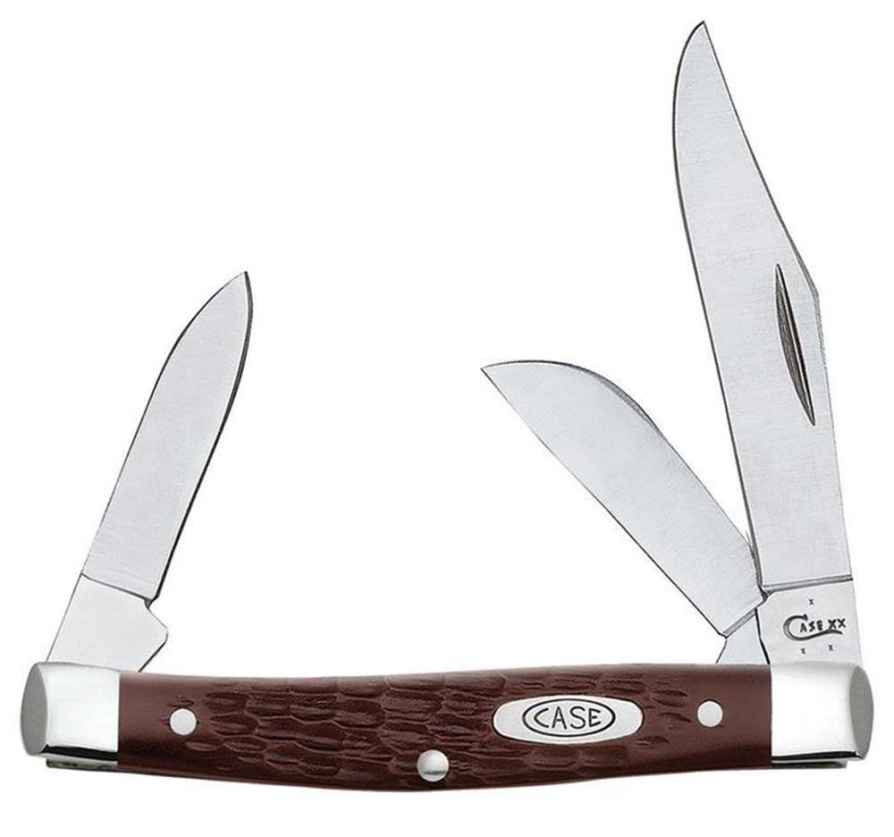 Brown Synthetic Standard Knife | Case