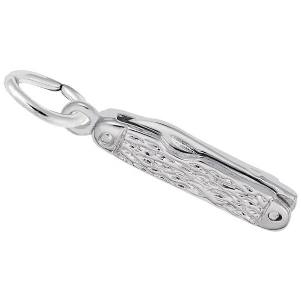 Pocket Knife Charm / Sterling Silver