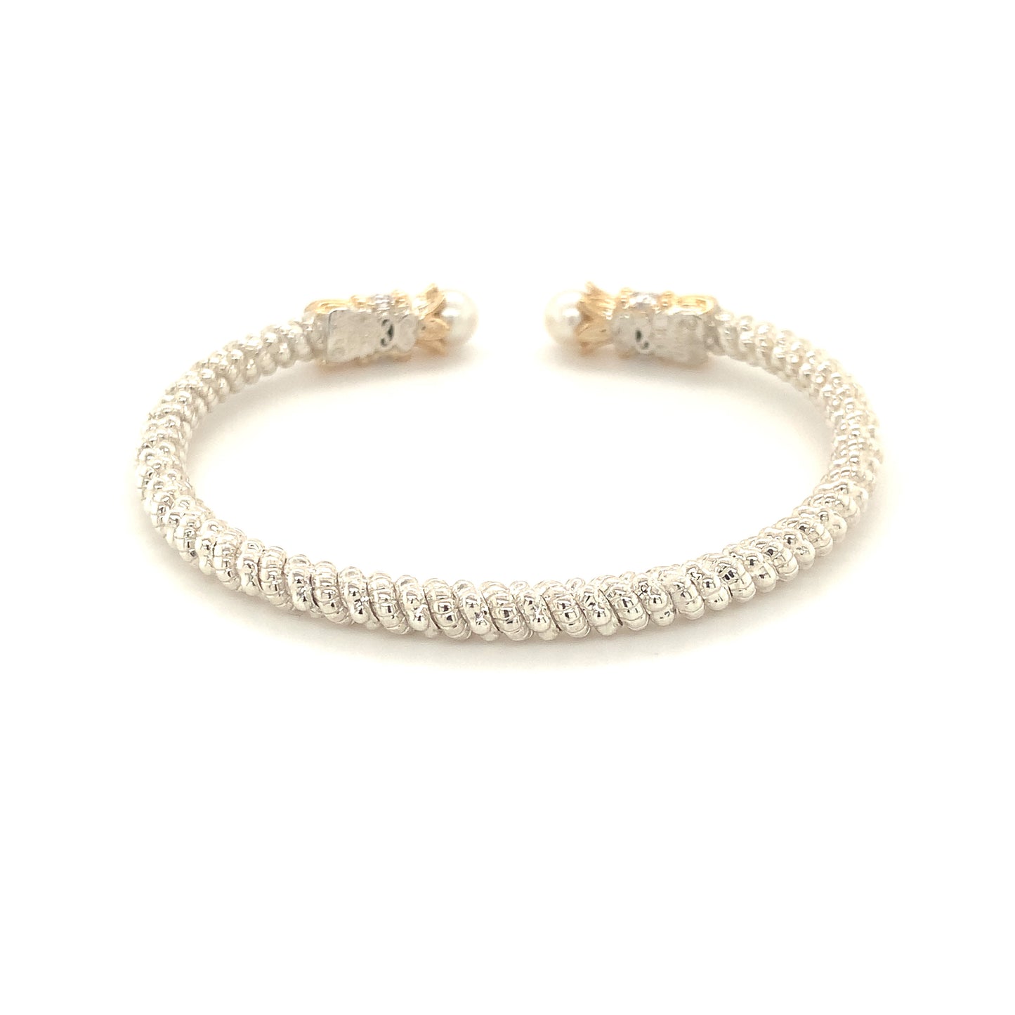 White Pearl 3mm Bracelet | Vahan