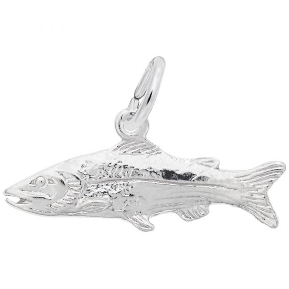 Snook Fish Charm / Sterling Silver