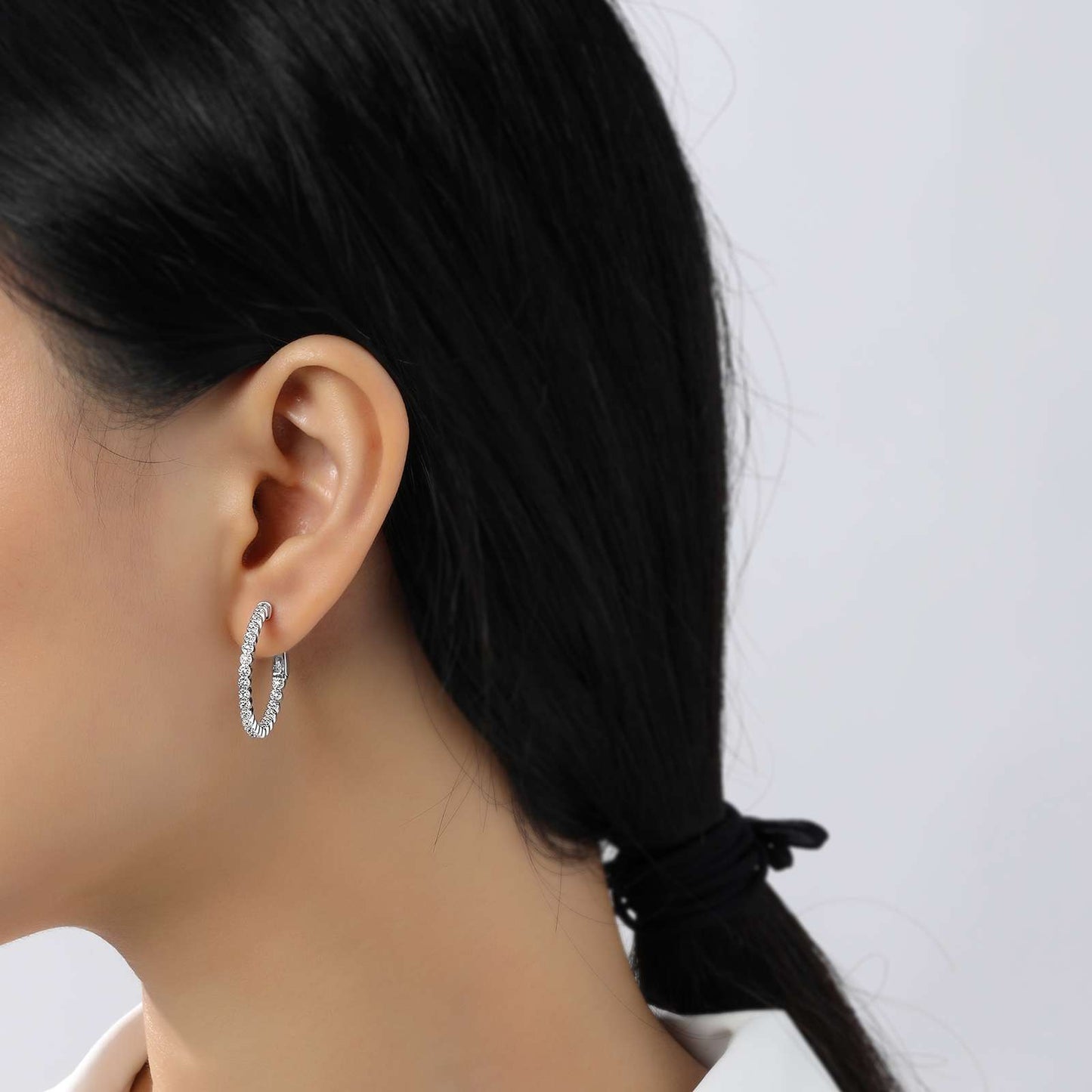 Diamond Hoop Earrings | Lafonn