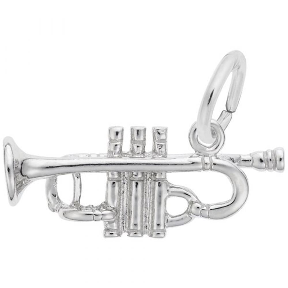 Trumpet Charm / Sterling Silverr
