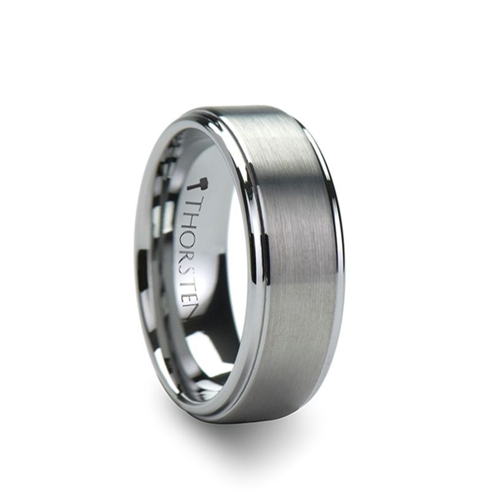OPTIMUS Brushed Tungsten Ring - 6mm - Size 10