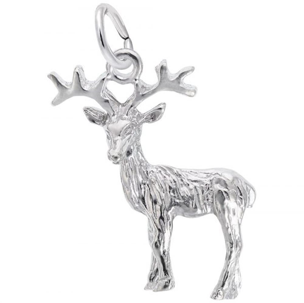 Reindeer - Sterling Silver Charm