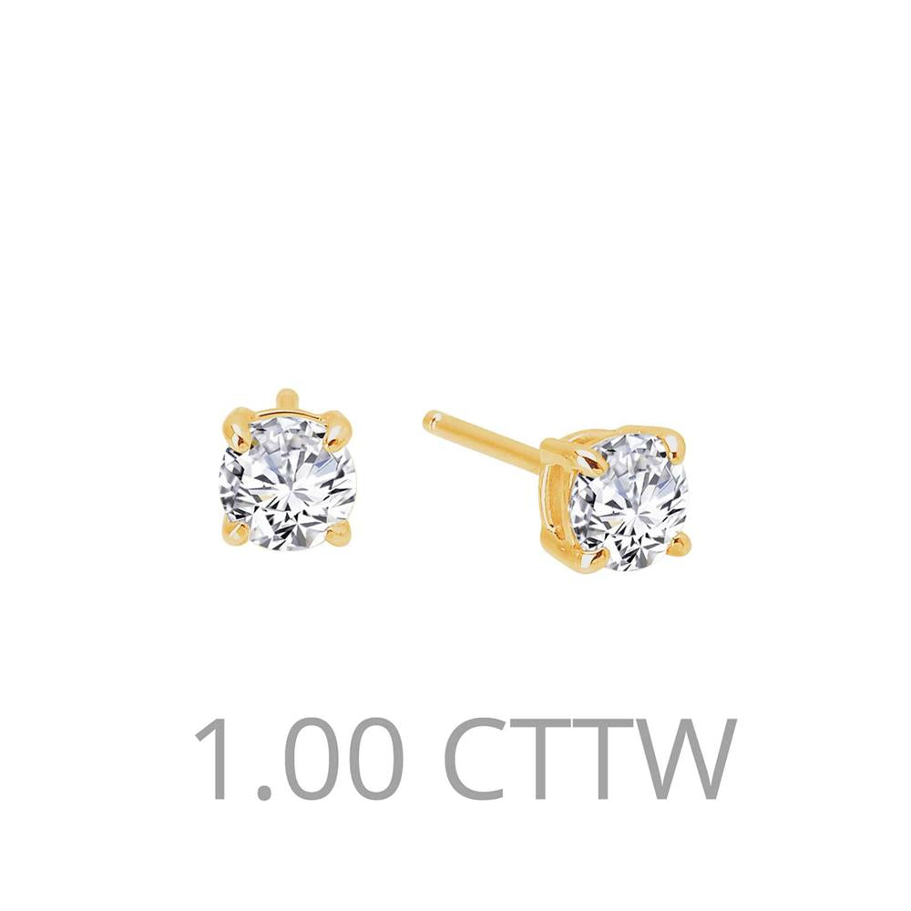 1 carat Diamond Stud Earrings | Lafonn