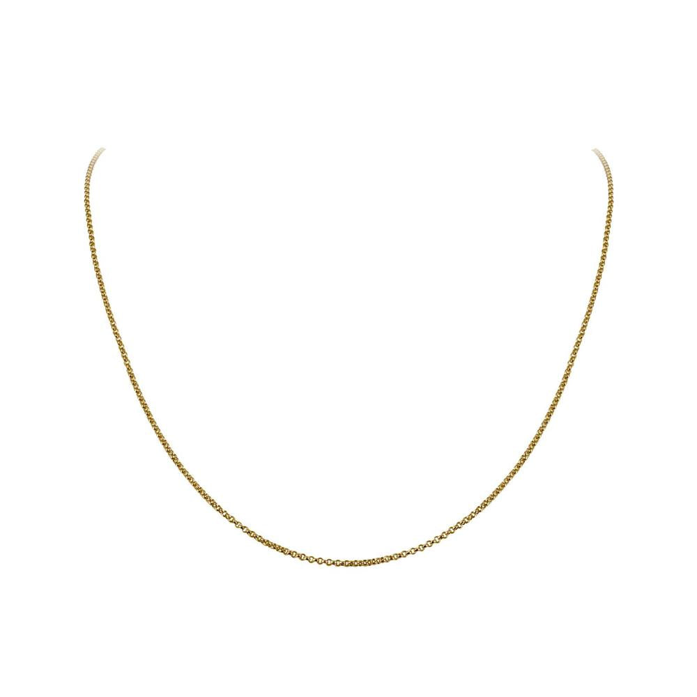 A Lafonn Sterling Silver Chain 20" is displayed against a plain white background. The thin, delicate necklace features small, evenly spaced links and forms a gentle curved shape in the image.