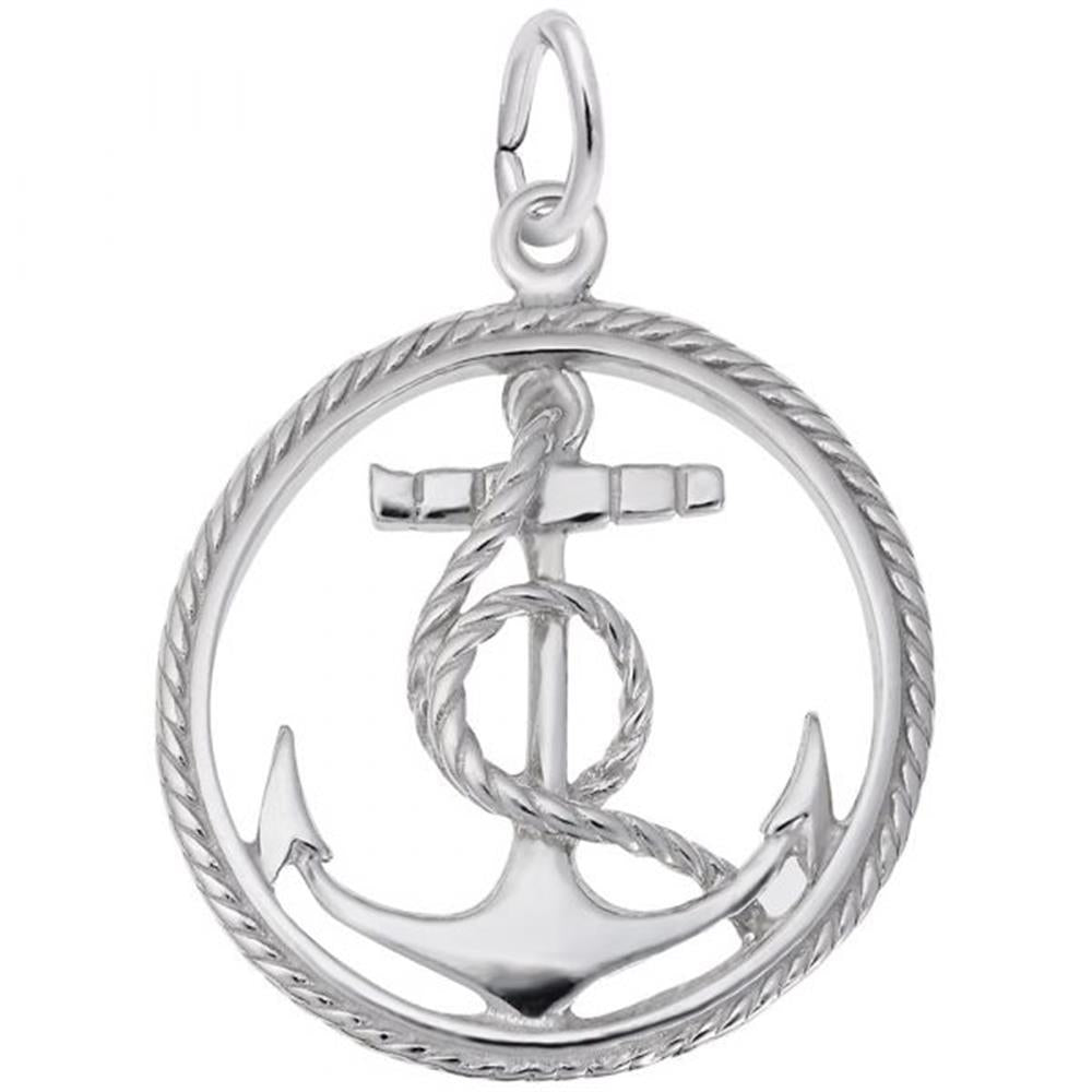 Anchor Charm / Sterling Silver