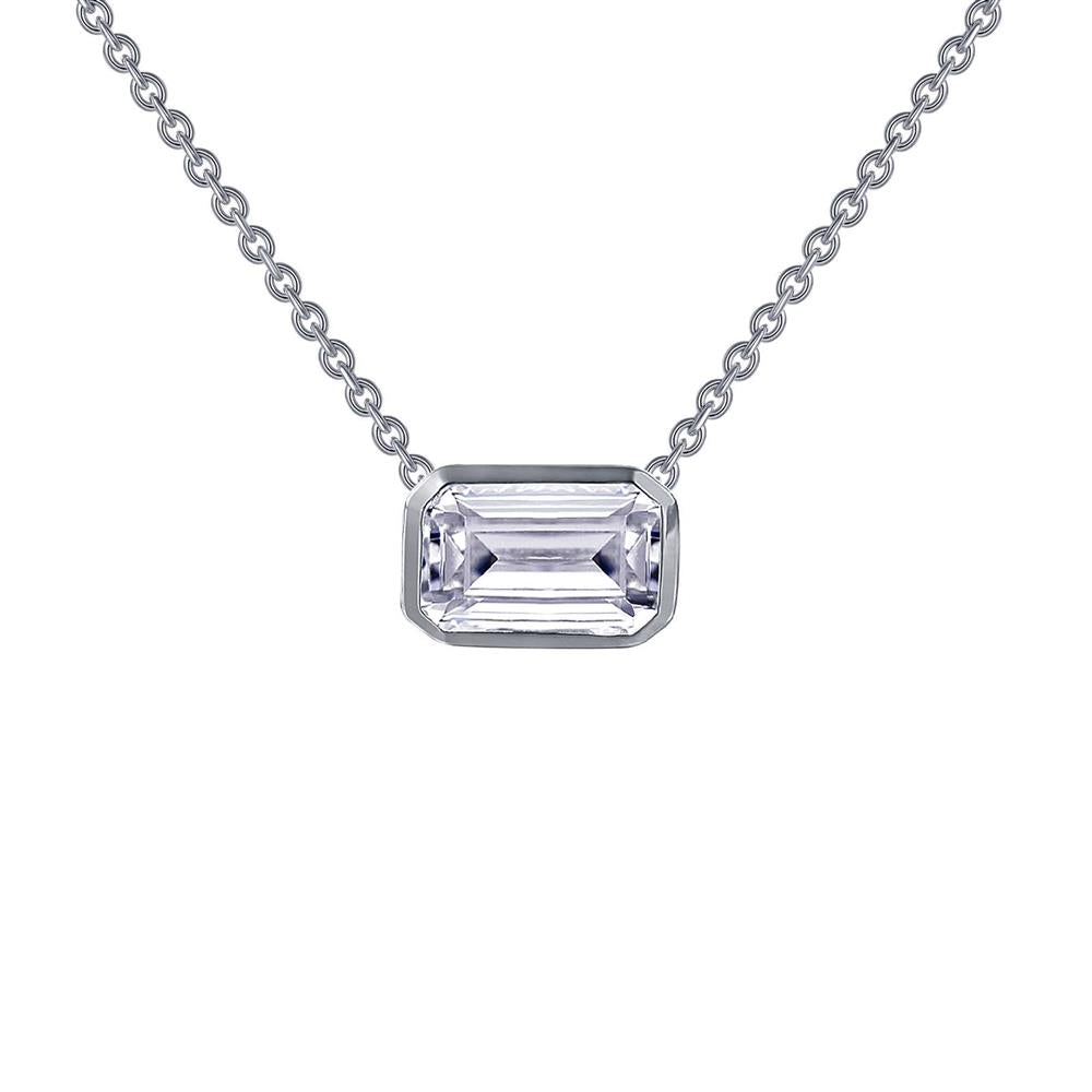 Sterling Silver Emerald-Cut Choker Necklace | Lafonn