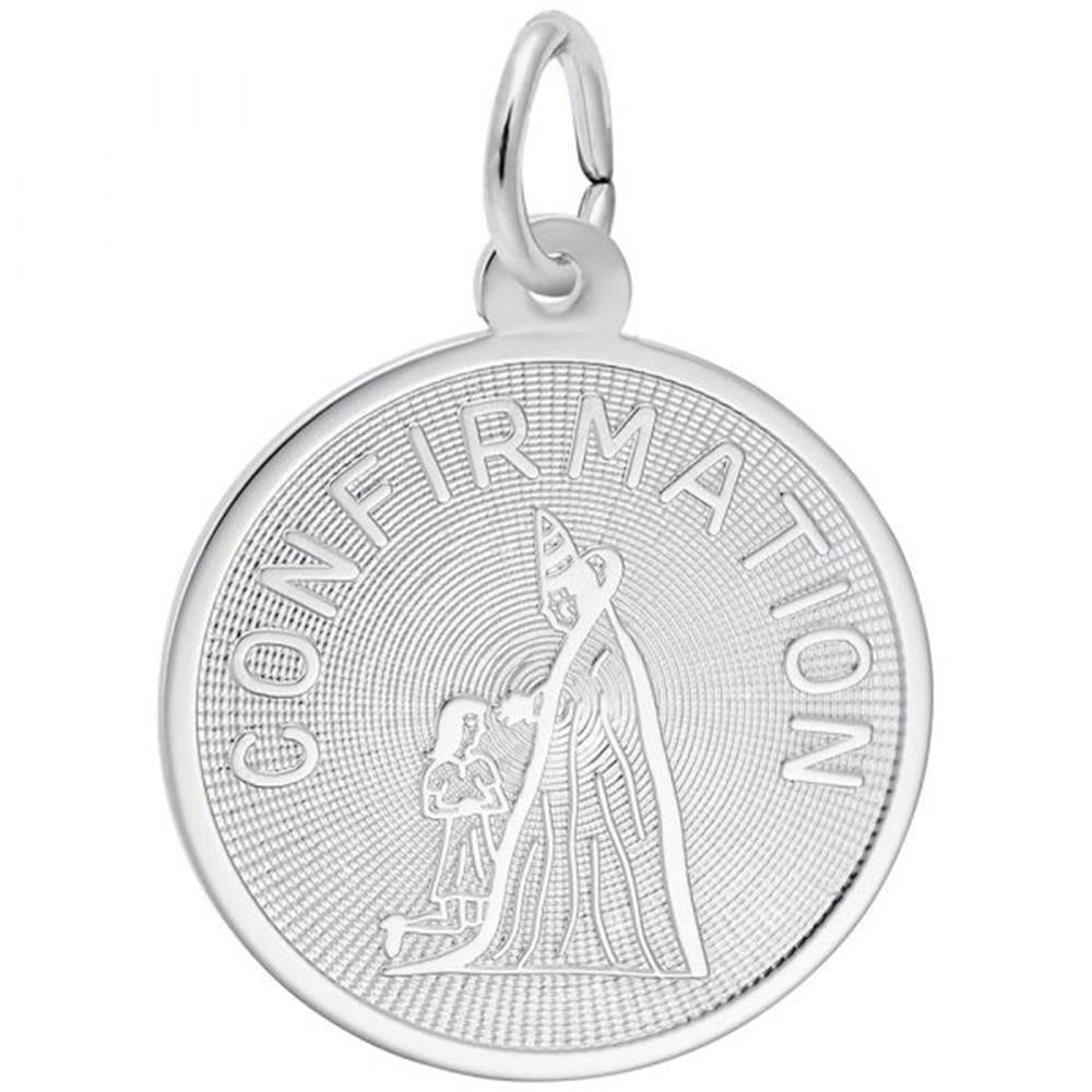 Girl Confirmation Charm / Sterling Silver