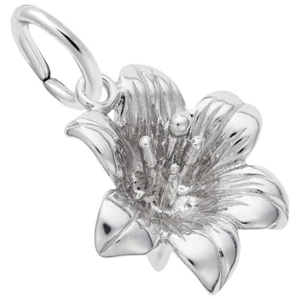 Lily Charm / Sterling Silver