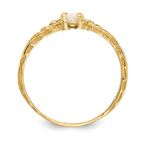Buy Baby Jewelry | October / Opal | Baby Ring | 14K Yellow Gold | Madi K | Shop Madi K only at Avonlea Jewelry.
