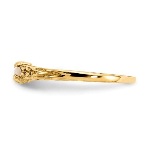 22K Gold Ring For Baby - 235-GR8174 in 0.900 Grams