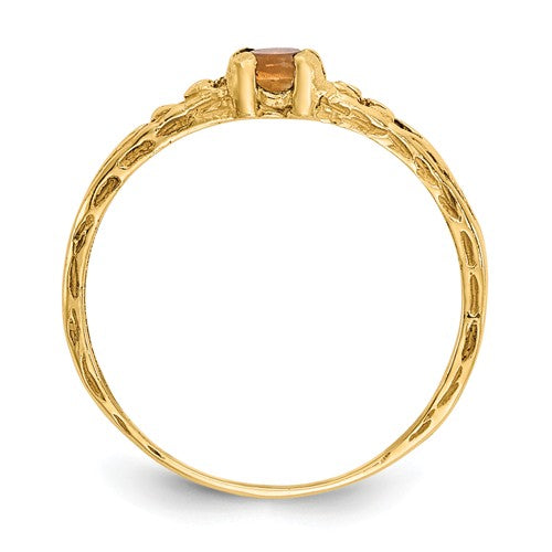 Buy Baby Jewelry | November / Citrine | Baby Ring | 14K Yellow Gold | Madi K | Shop Madi K only at Avonlea Jewelry.
