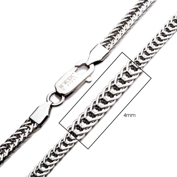 4mm Steel Foxtail Chain | 24" | INOX